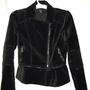 Velvet collared jacket